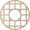 Ekena Millwork O'Neal Wood Fretwork Pierced Ceiling Medallion, Alder, 24"OD x 8 3/4"ID x 3/8"T CMWP24X24X0375ONAL - alternate 5